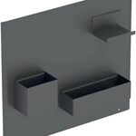 Acanto Lava Magneetbord Gebrit, zwart